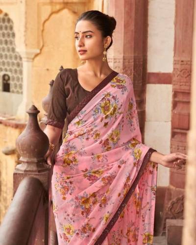 Monsoon Vol 2 By AT Fancy Printed Saree Collection